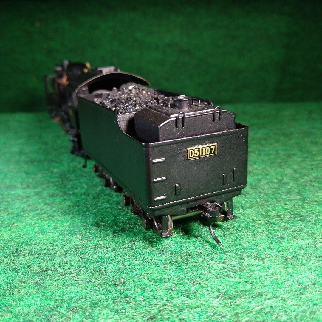 ボ*プ様 HOゲージ 　D51 金属アダチ完成品追加工
