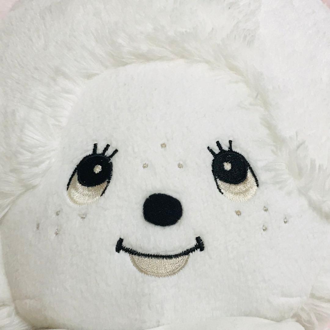 大きめサイズ ホワイト モノトーン モンチッチ 白ぬいぐるみ