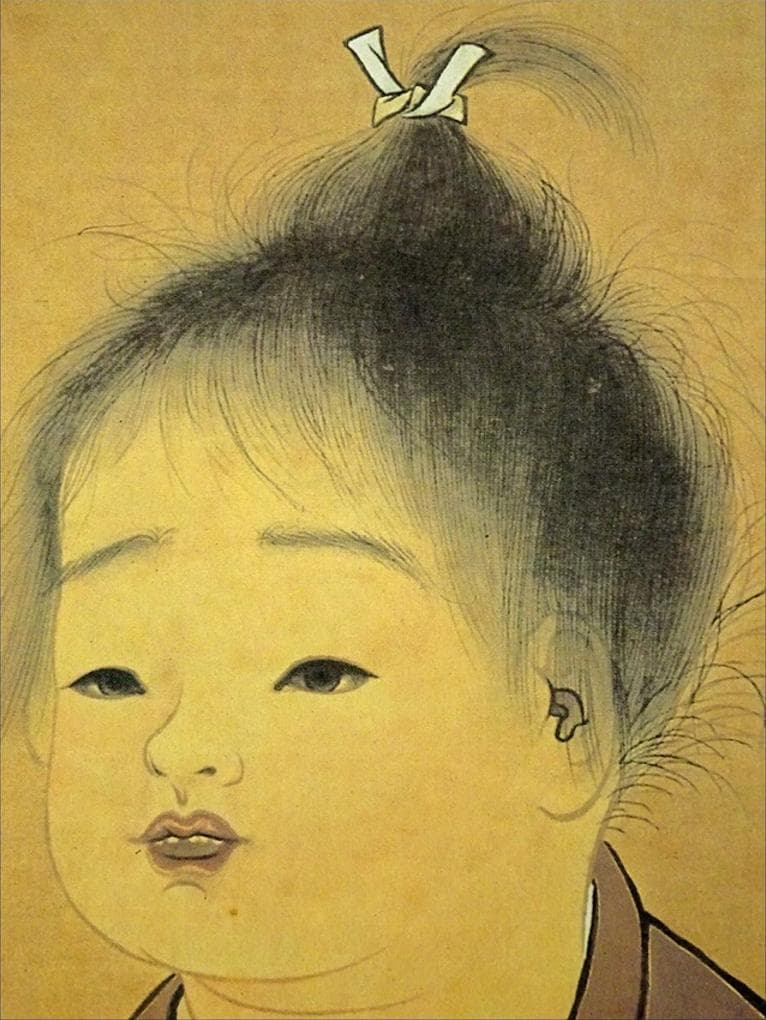 【複製画】掛軸 横山大観『無我』絹本 共箱付 掛け軸 a08266
