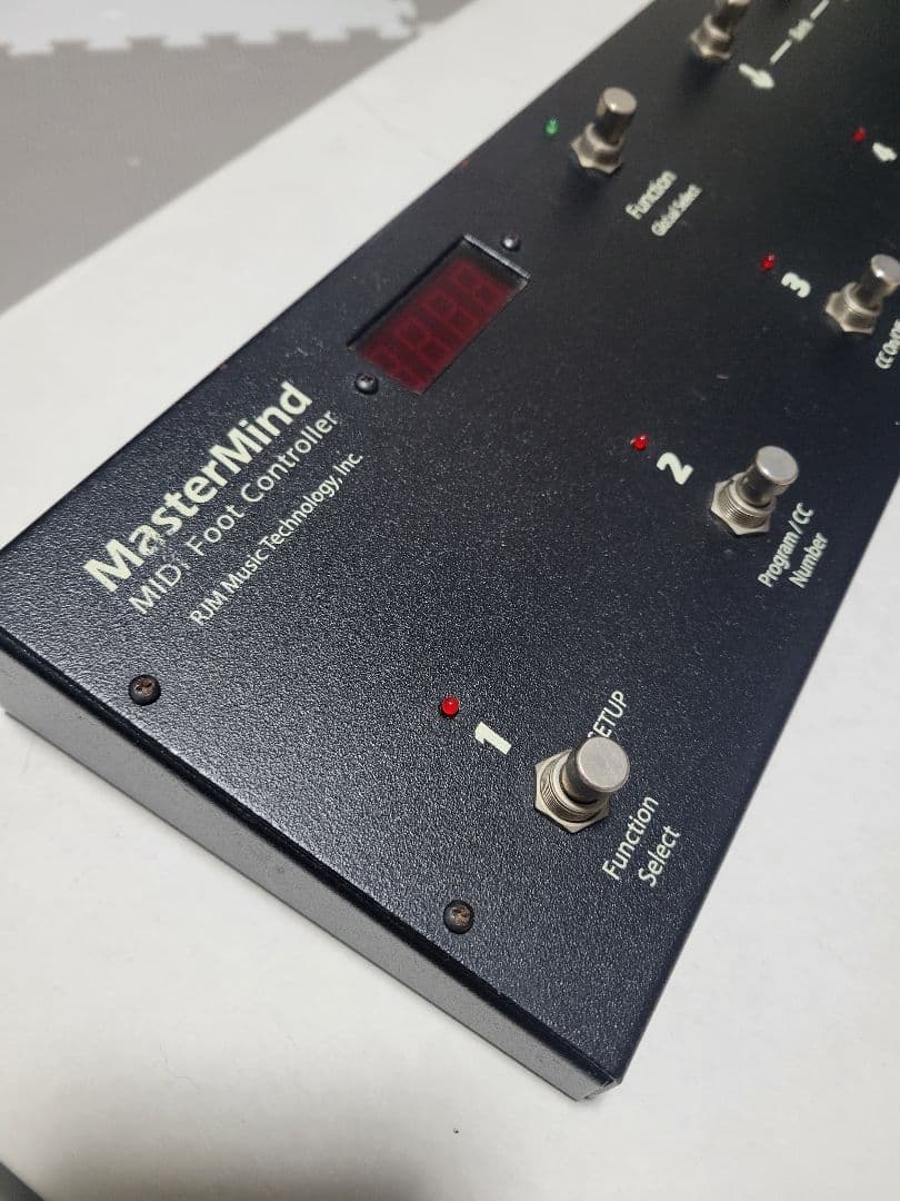 ギター RJM MasterMind MIDI Foot Controller