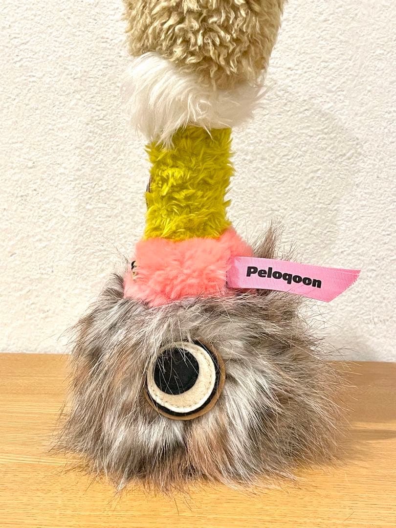 【希少】Peloqoon ペロクーン ぬいぐるみ 起き上がりこぼし（鈴入り）