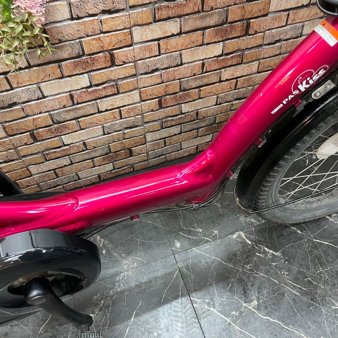 【97】電動自転車 YAMAHA PAS Kiss ピンク 20インチ