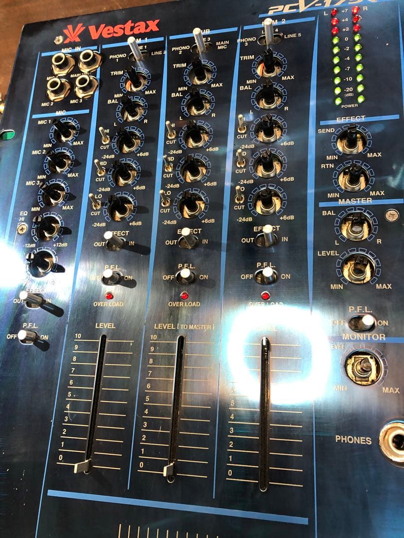 VESTAX ベスタクス　PCV-175 フェーダーメンテナンス