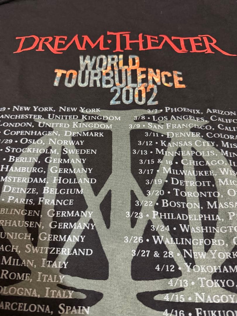 【新品、未使用】ドリームシアター Tシャツ 23年間未使用品