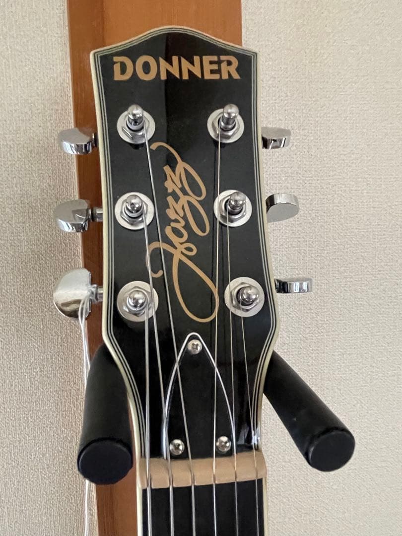 Donner セミアコギター エレキギター ブラック DJP-1000D