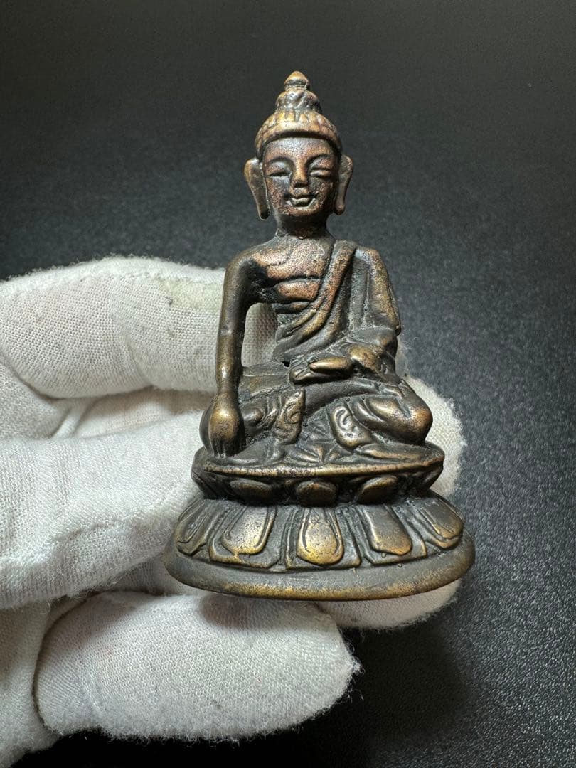 仏教 お守り W唐代仏像 開運風水重厚 極細工 工芸品 美術品置物 神像 金銅仏