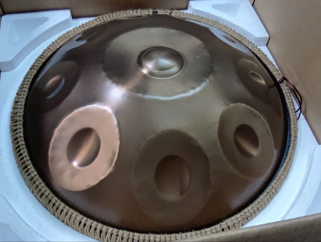 ハンドパン　小さめの49センチ Dマイナー 10音　A＝432Hz 新品