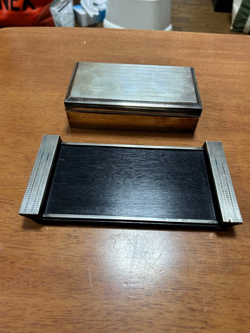 純銀 SILVER 950小物入れ銀製煙草入れアンティーク235g
