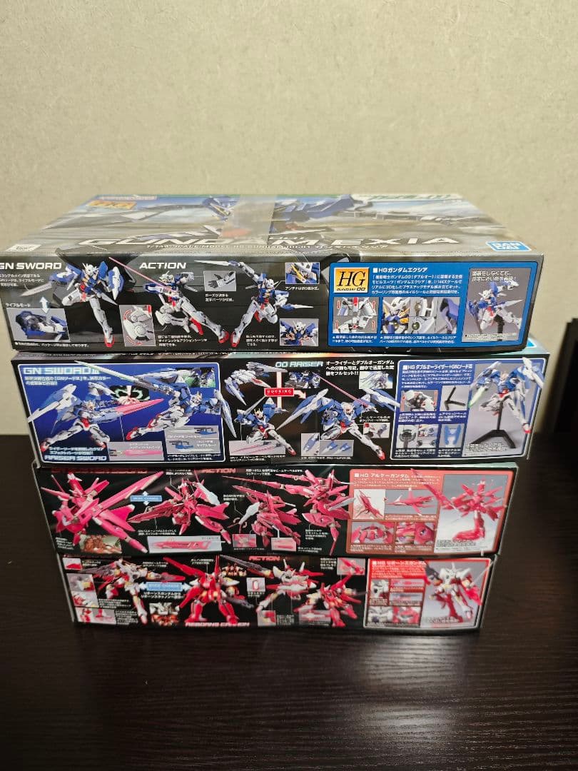 HGガンダム00 ガンプラ4点セット