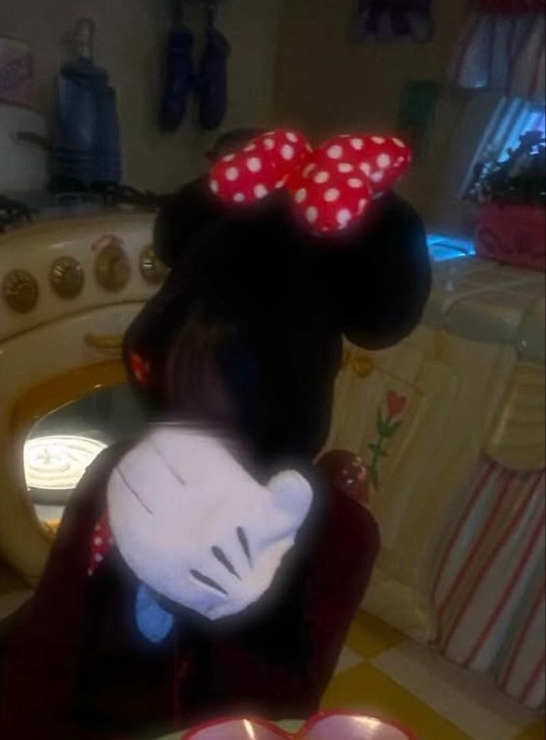 ミニーマウス ディズニー　ミニー　ファンキャップマフラー