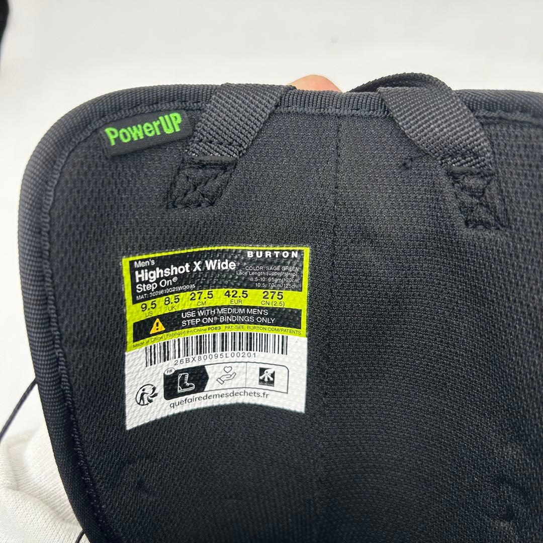 【新品】BURTON STEP ON HIGHSHOT X WIDE 新モデル