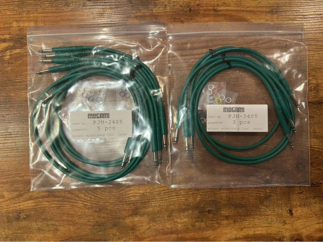 MOGAMI PJM36 ケーブルセット 40本　5色