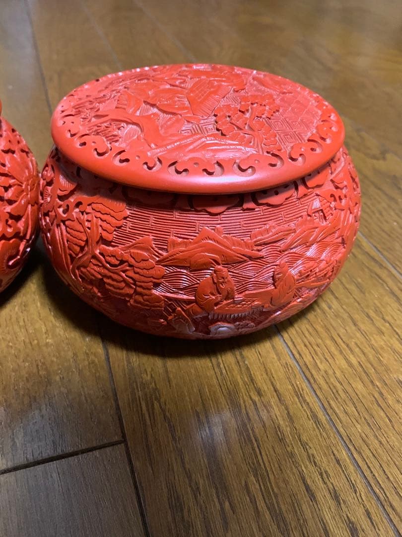 新品未使用 碁石 囲碁 堆朱 瑪瑙 メノウ 中国