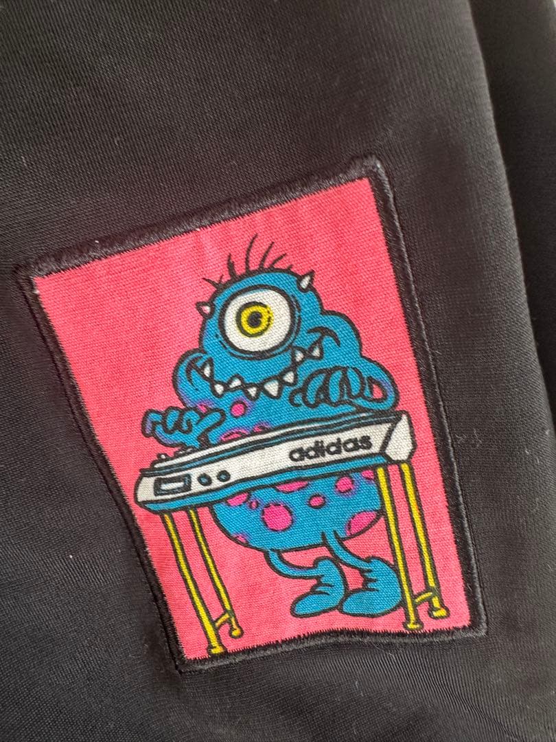レアJeremy Scott x Adidas トラックパンツ　パッチ付き⭐︎
