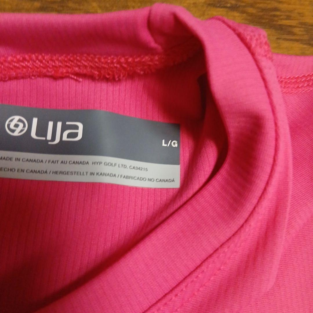 新作Lija ピンク 長袖 Tシャツ L/G