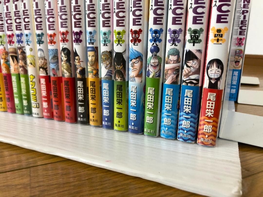 美品　ワンピース　全巻　初版　帯　冊子　コミック　漫画　ガイドブック　ジャンパラ