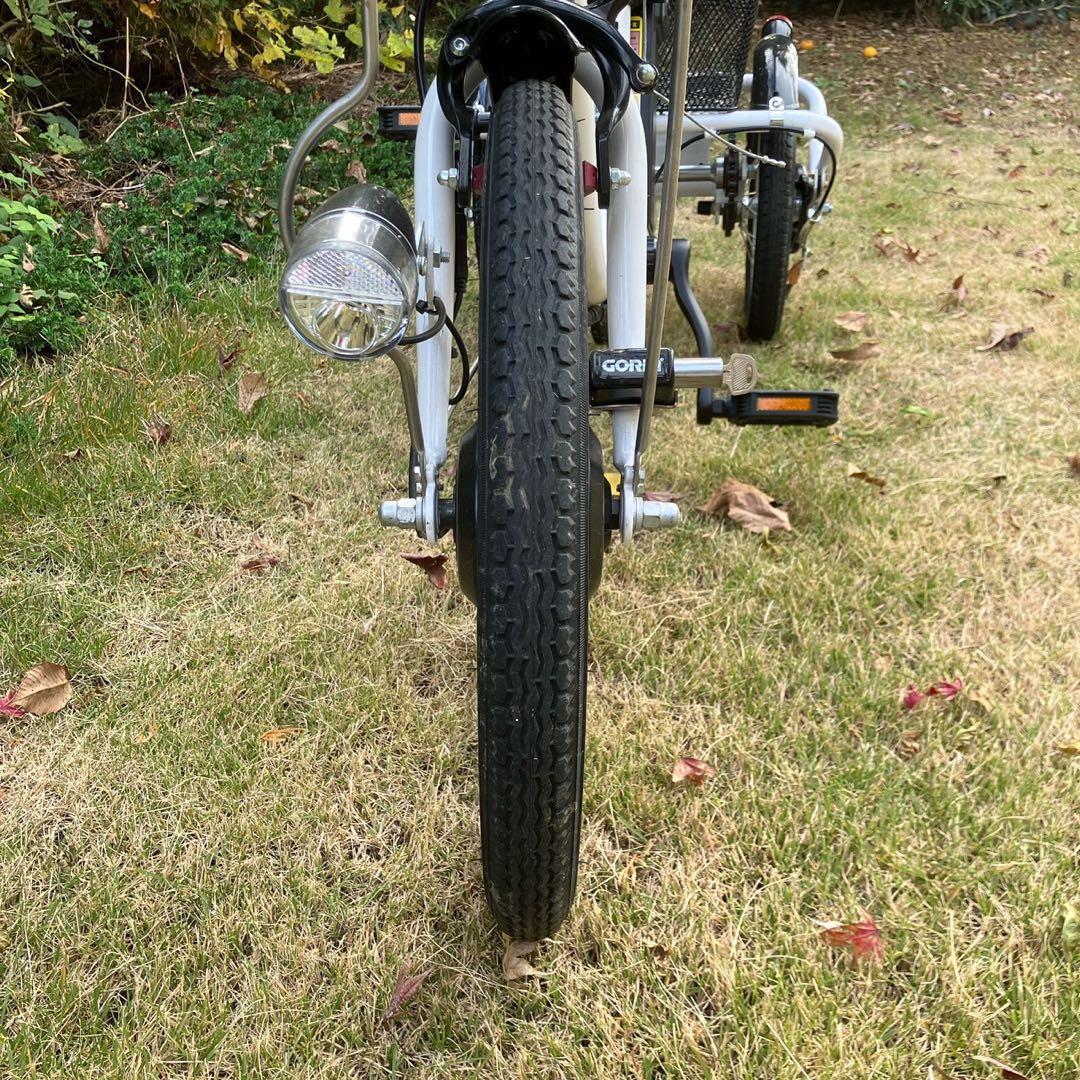 ミムゴ ロータイプ 電動アシスト三輪自転車 E-PARTON BEPN18-WH