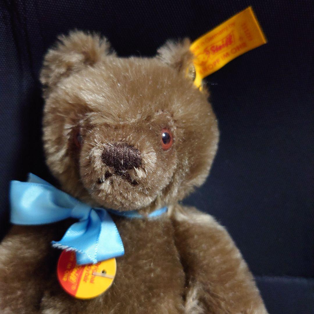美品 vintage steiff シュタイフ テディベア ドイツ ブラウン