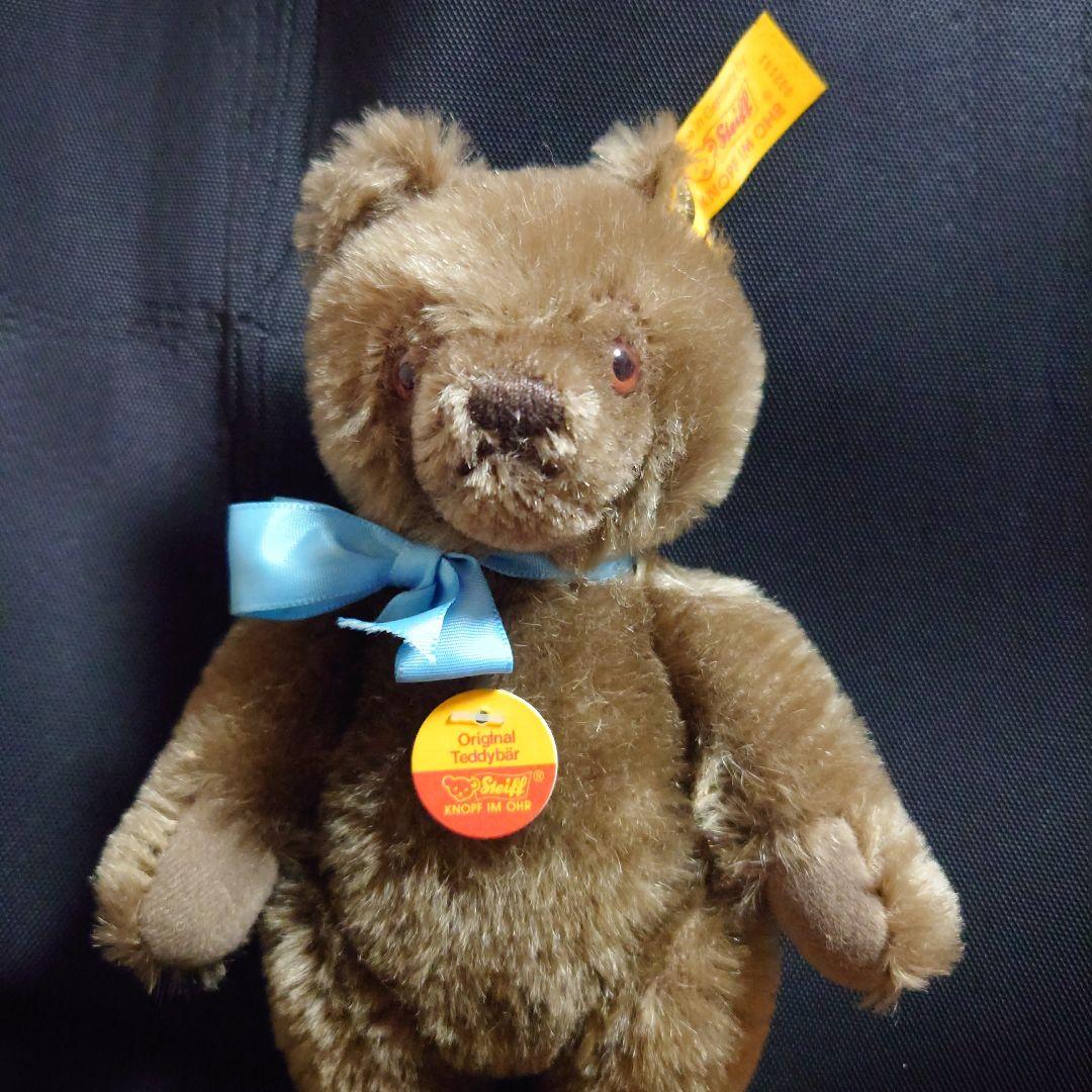 美品 vintage steiff シュタイフ テディベア ドイツ ブラウン