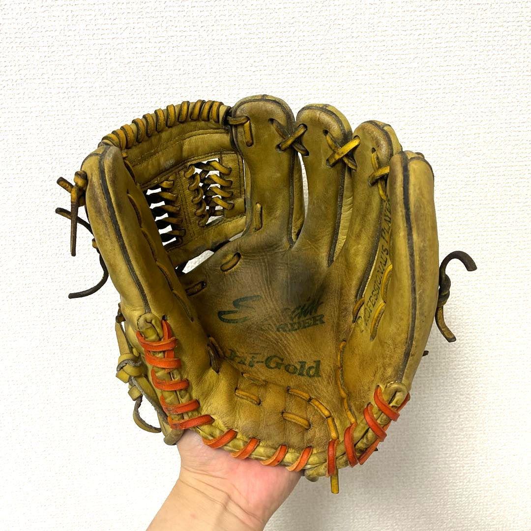 298 ハイゴールド 型良 即戦力 硬式 内野手用グローブ
