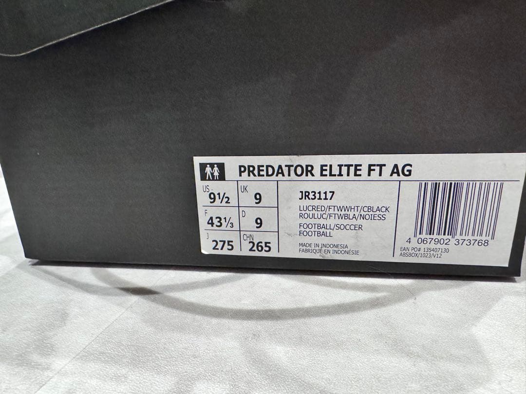 Predator Elite AG JR3117 27.5 プレデター エリート