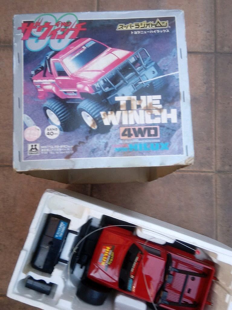 マツシロ　ザ　ウィンチ　ハイラックス　スーパーラジオトロン　ラジコン　昭和