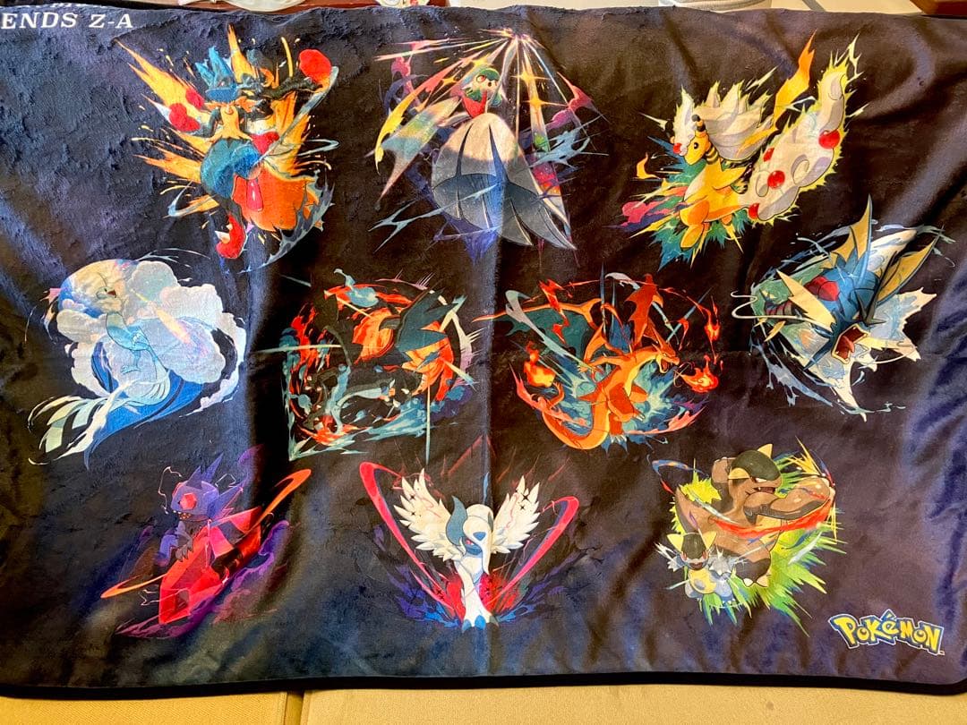 ポケモンレジェンズZA メガシンカデザインクッションブランケット A賞 当選品