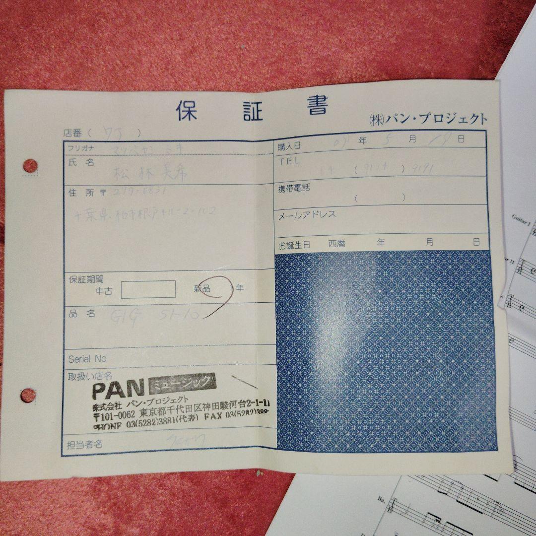 値下げ　GIGエレキギター
