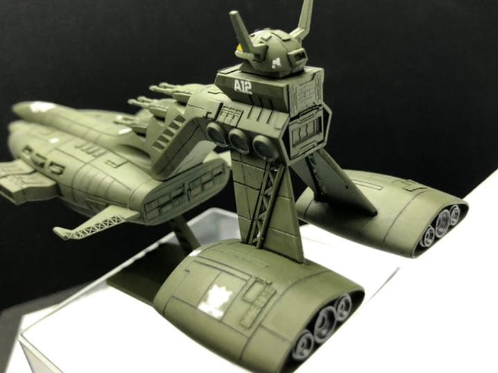 旧キット　シャア専用ムサイ　ファルメル　完成品