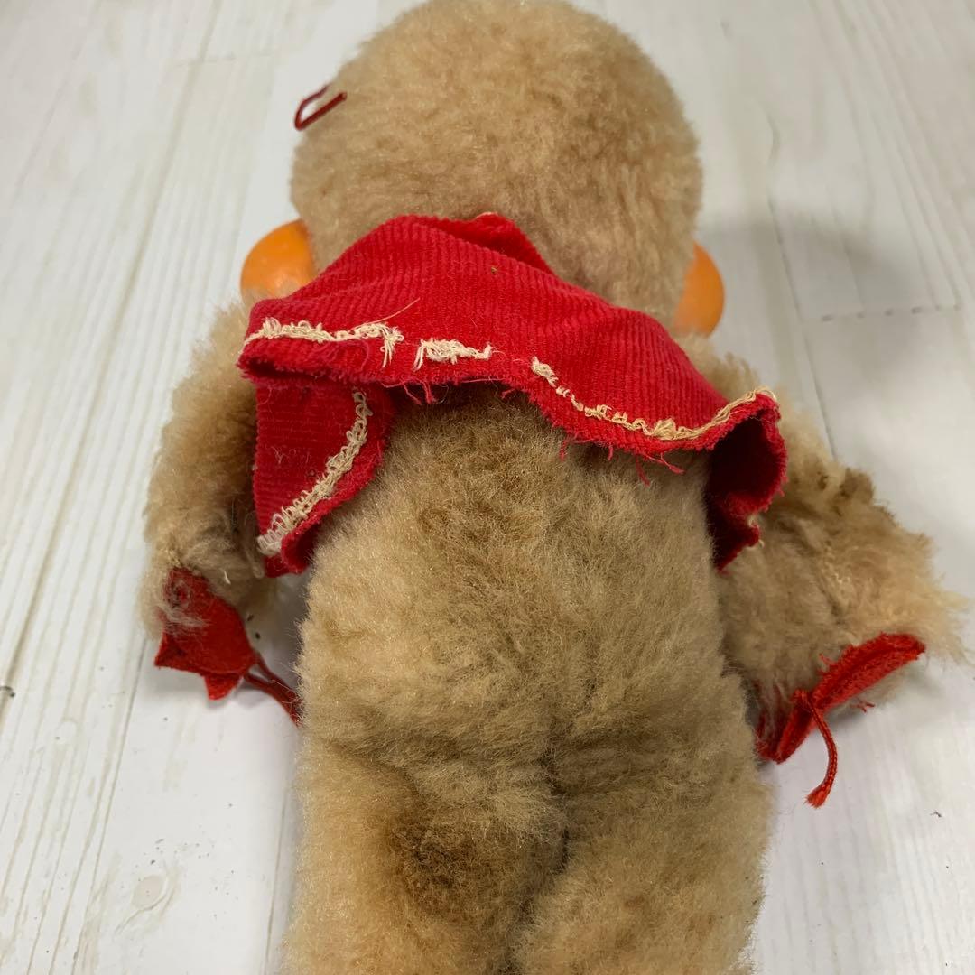 Y☆ 昭和レトロ　可愛い　サル　ぬいぐるみ 本体