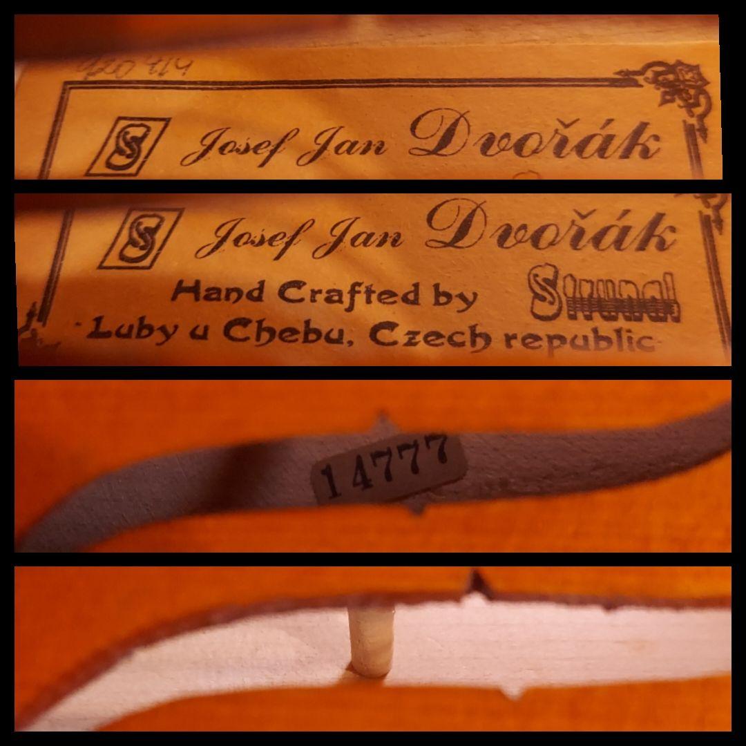 【中古美品】Josef Jan Dvorak 4/4 Violin #920