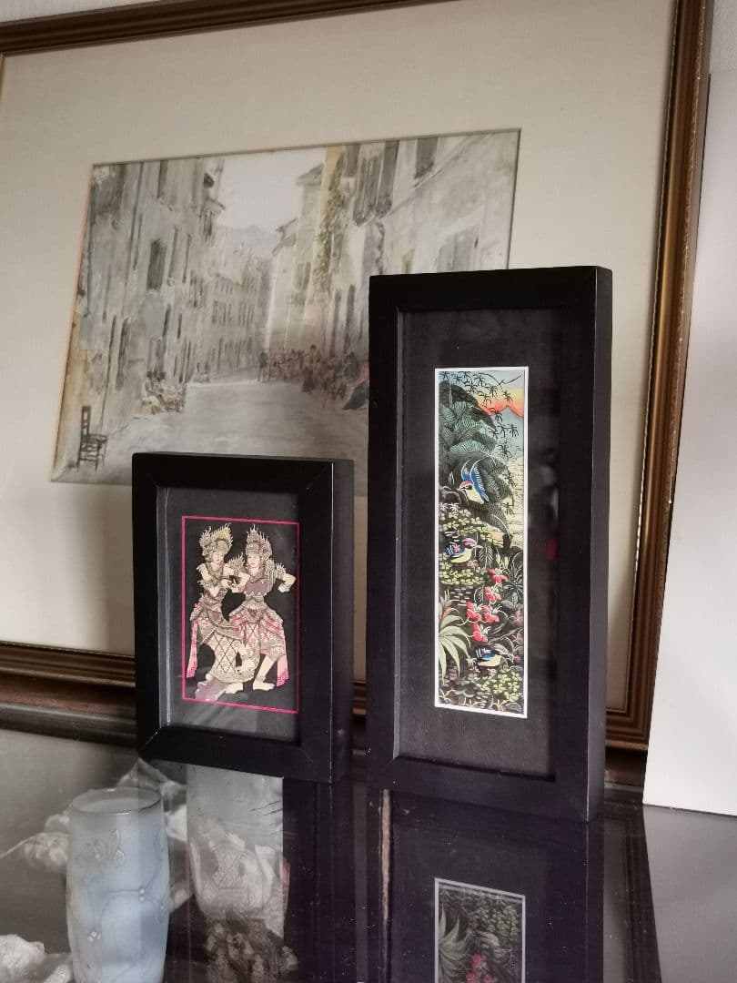インドネシアバリ島アート細密画 神の踊り コモシャンバラ ベガワンギリ専属絵師作