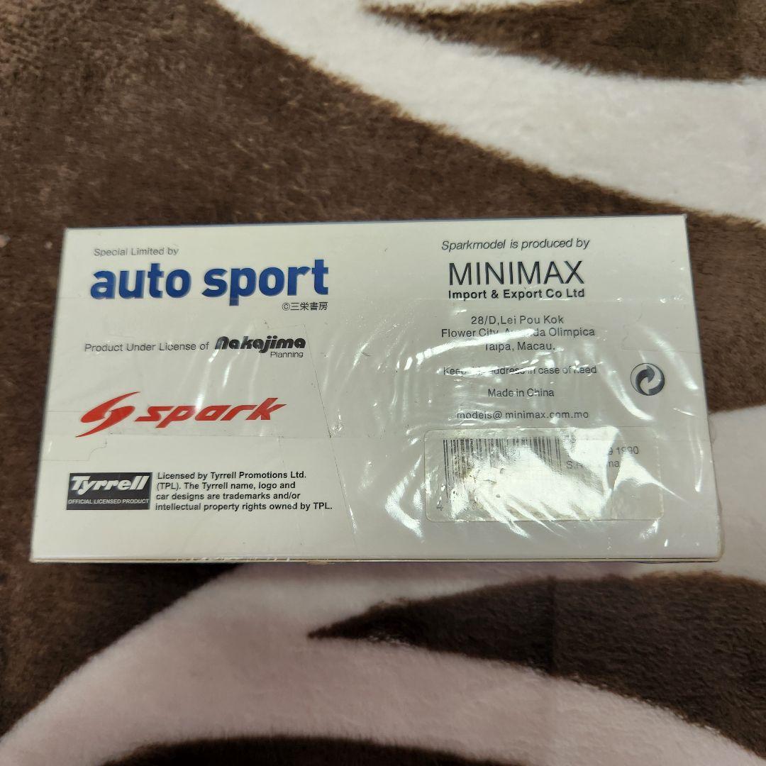 auto sport別注 1/43 ティレル 019 1990 中嶋悟