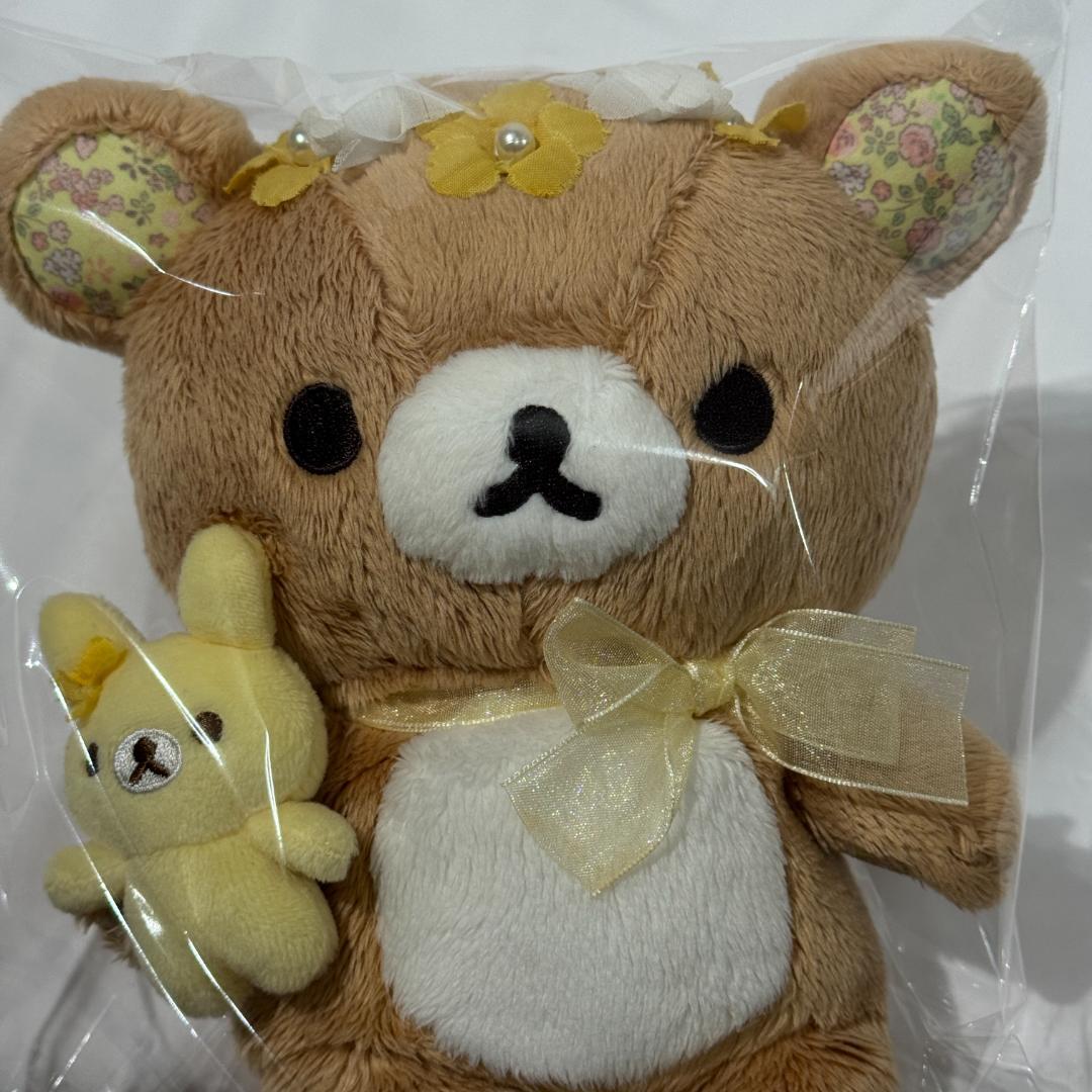 リラックマ　おすわりぬいぐるみ　リラックマストア有楽町限定　フラワー