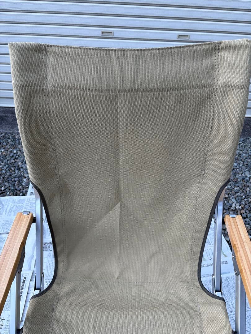 室内使用　美品　スノーピーク　ローチェア30 カップホルダー付き