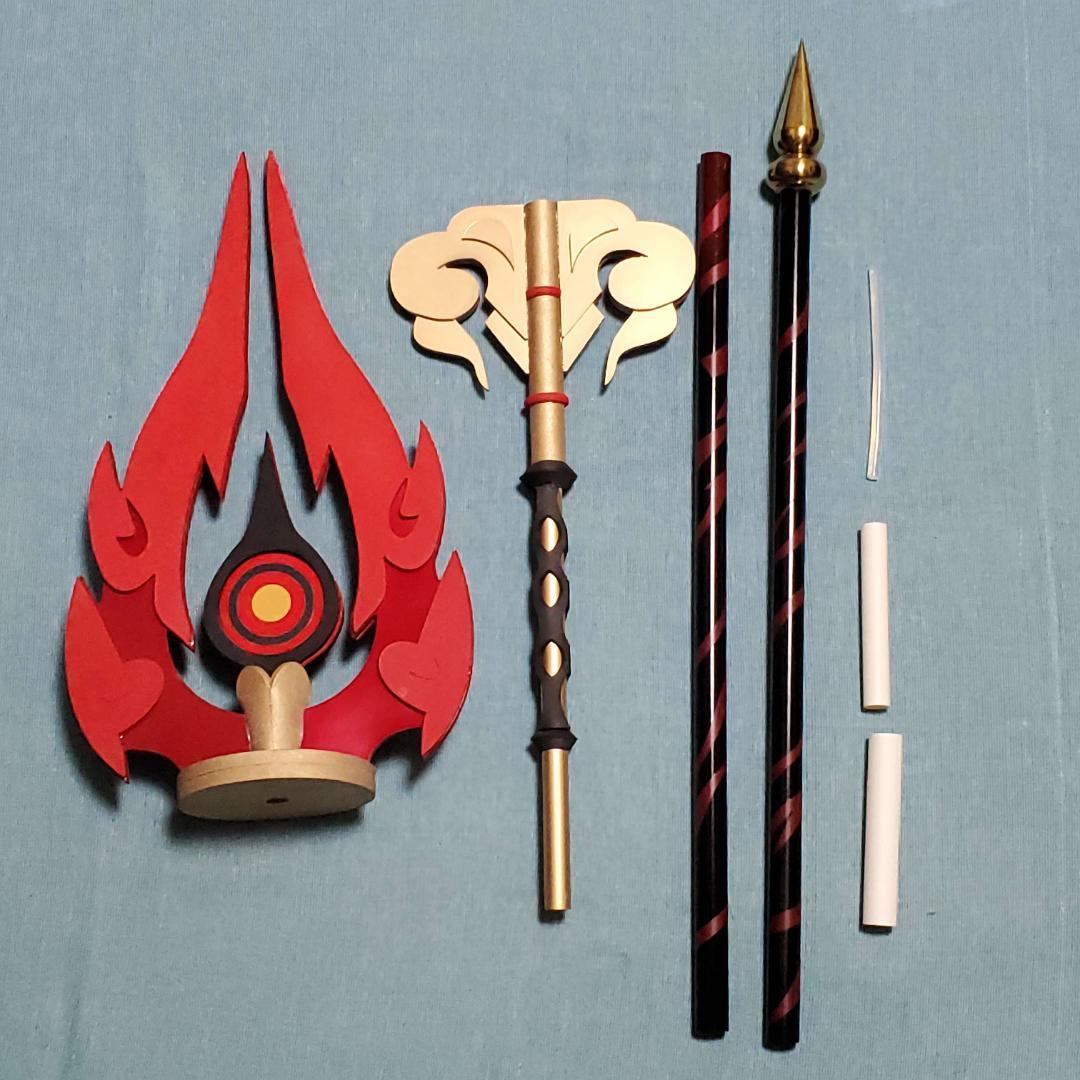 原神 胡桃(フータオ) コスプレ用 グッズ 武器護摩の杖