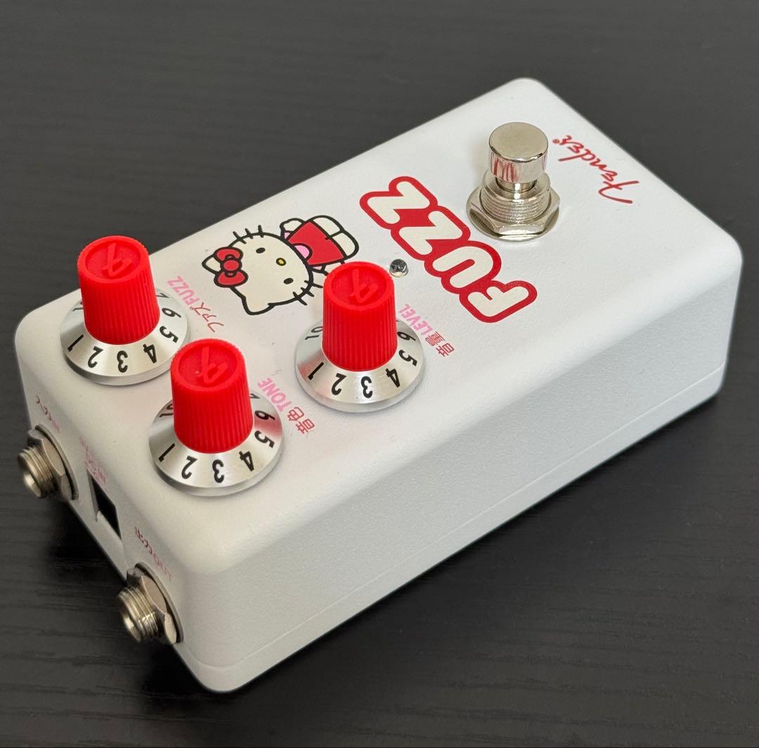Fender×ハローキティ FUZZ エフェクター ホワイト