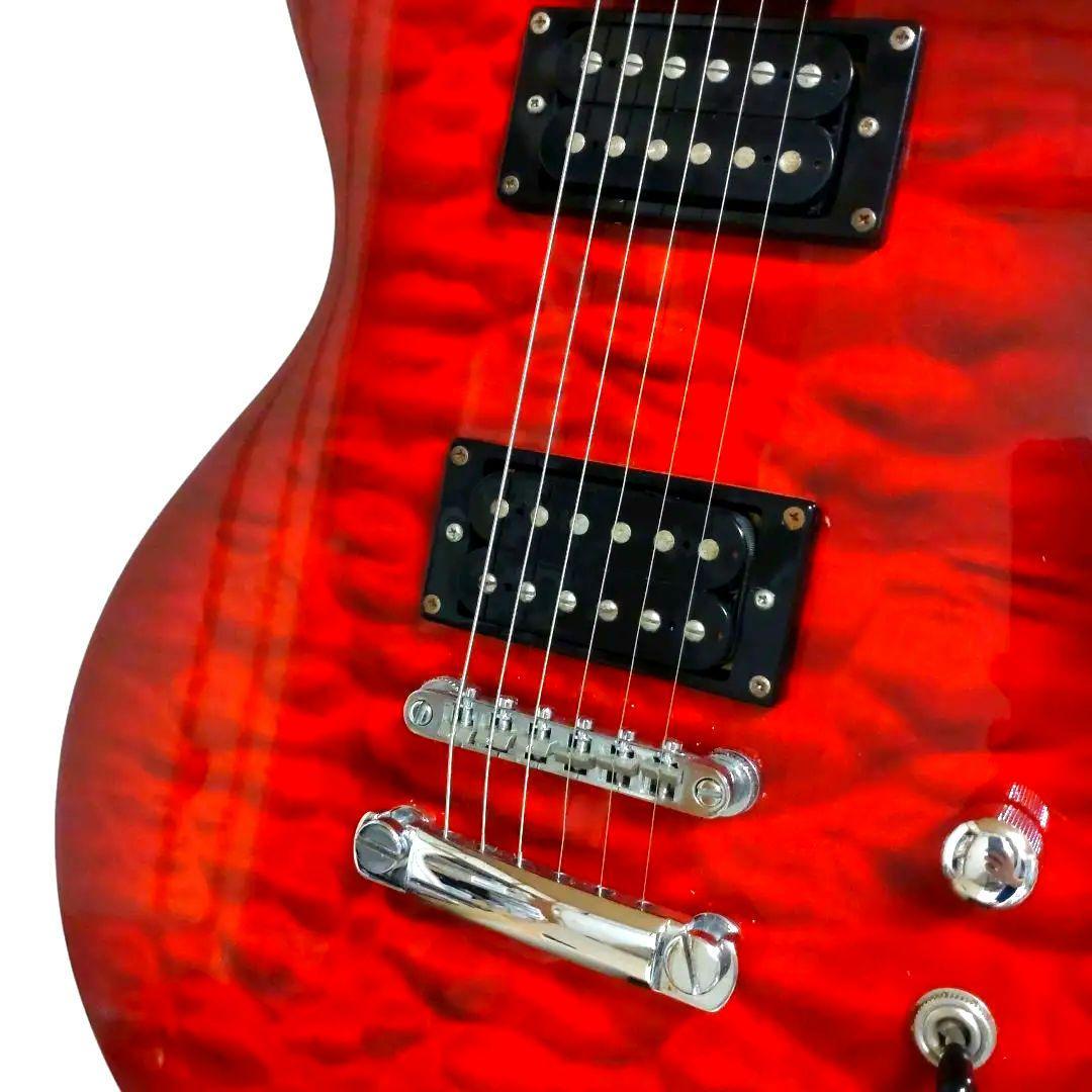 美品　BCリッチ　マリオン 350　エレキギター　STRB　キルトメイプル　赤