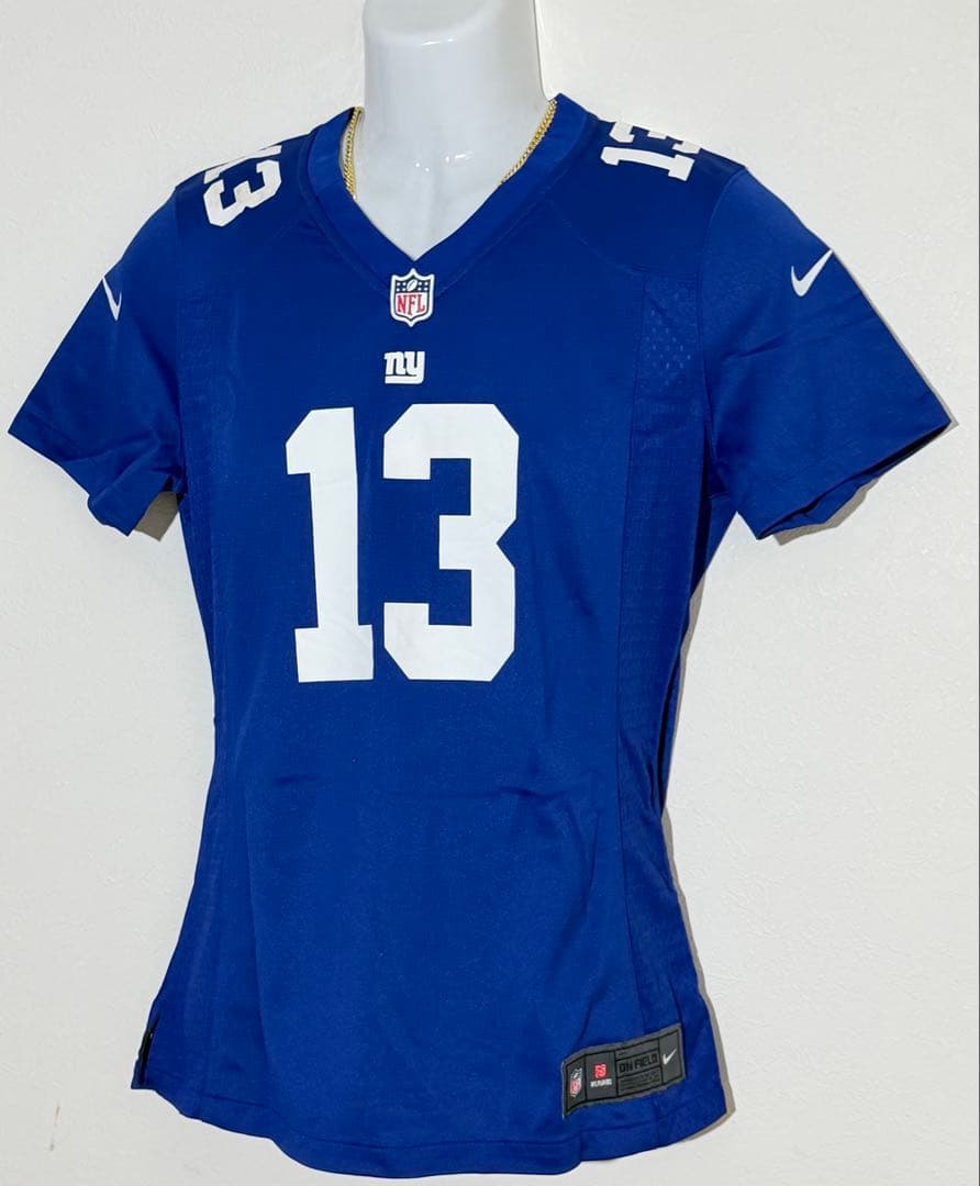 ナイキ 半袖 NFL ゲームシャツ フット Jr ON FIELD 青 Mサイズ
