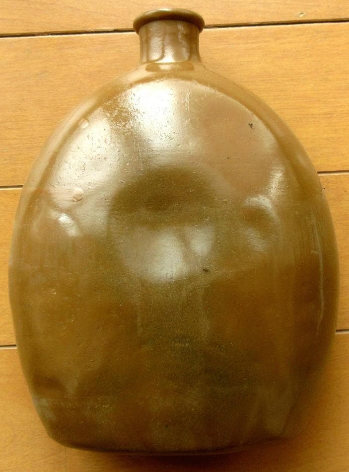 日本軍 陸軍下士官兵用 水筒 再塗装品