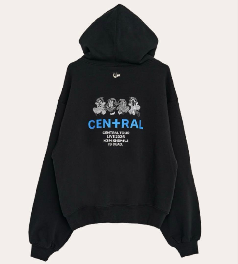 KingGnuCEN+RALKGISDEADHOODIEフーディパーカーブラック