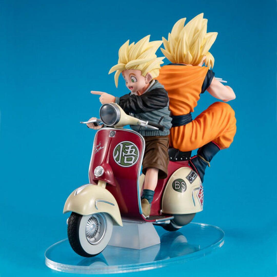 デスクトップリアルマッコイEX ドラゴンボールZ孫悟空＆孫悟飯＆バイク