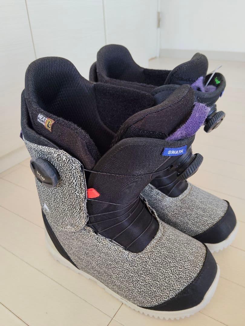 Burton SWATH BOA ダブルボア スノーボードブーツ グレー26.5