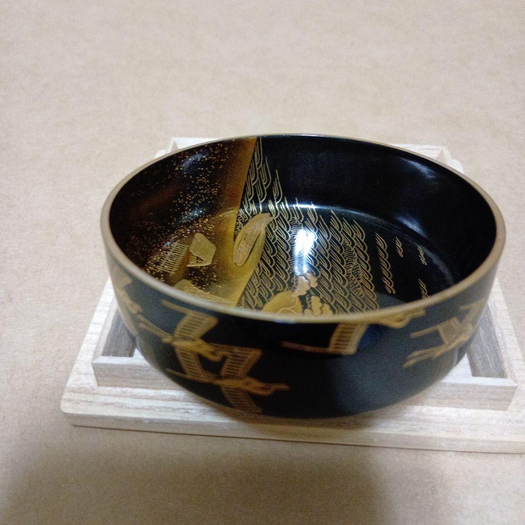 茶道具　須磨蒔絵内梨地大棗