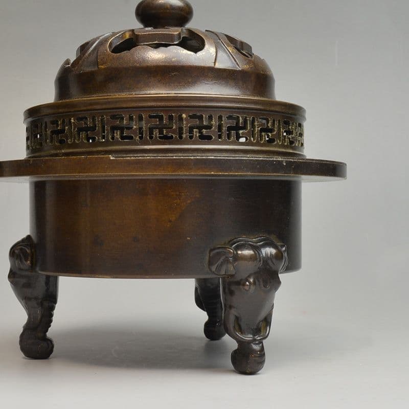 禅意香炉 茶道具 香道具 工芸品 美術品 置物