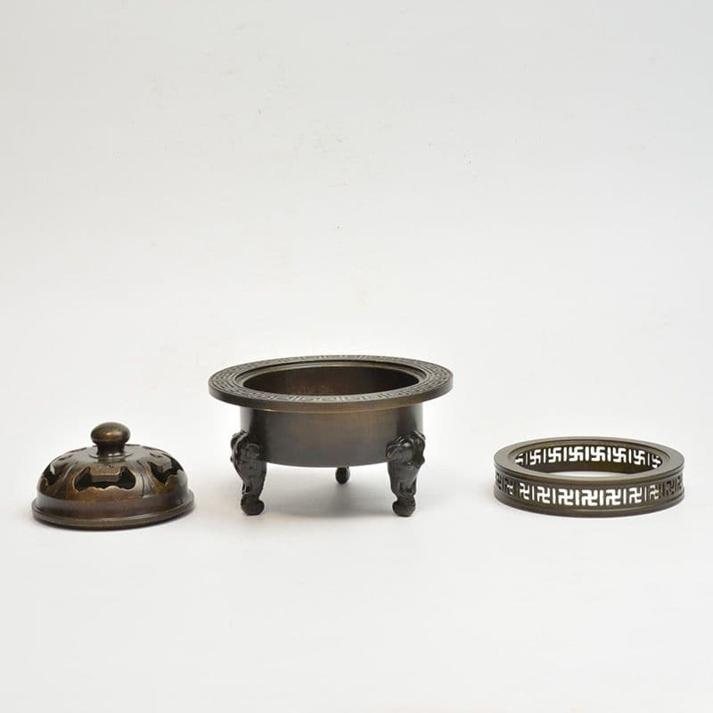 禅意香炉 茶道具 香道具 工芸品 美術品 置物