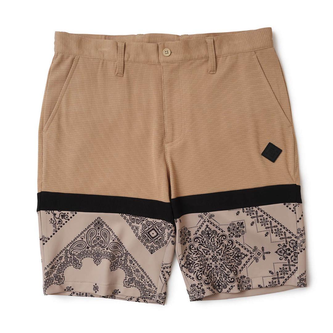 新品 ★ V12 セットアップ モックネック ショーツ ハーフパンツ シャツ