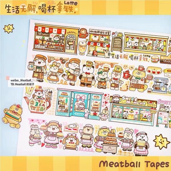 Meatball 肉球 マスキングテープ 11巻 海外マステ