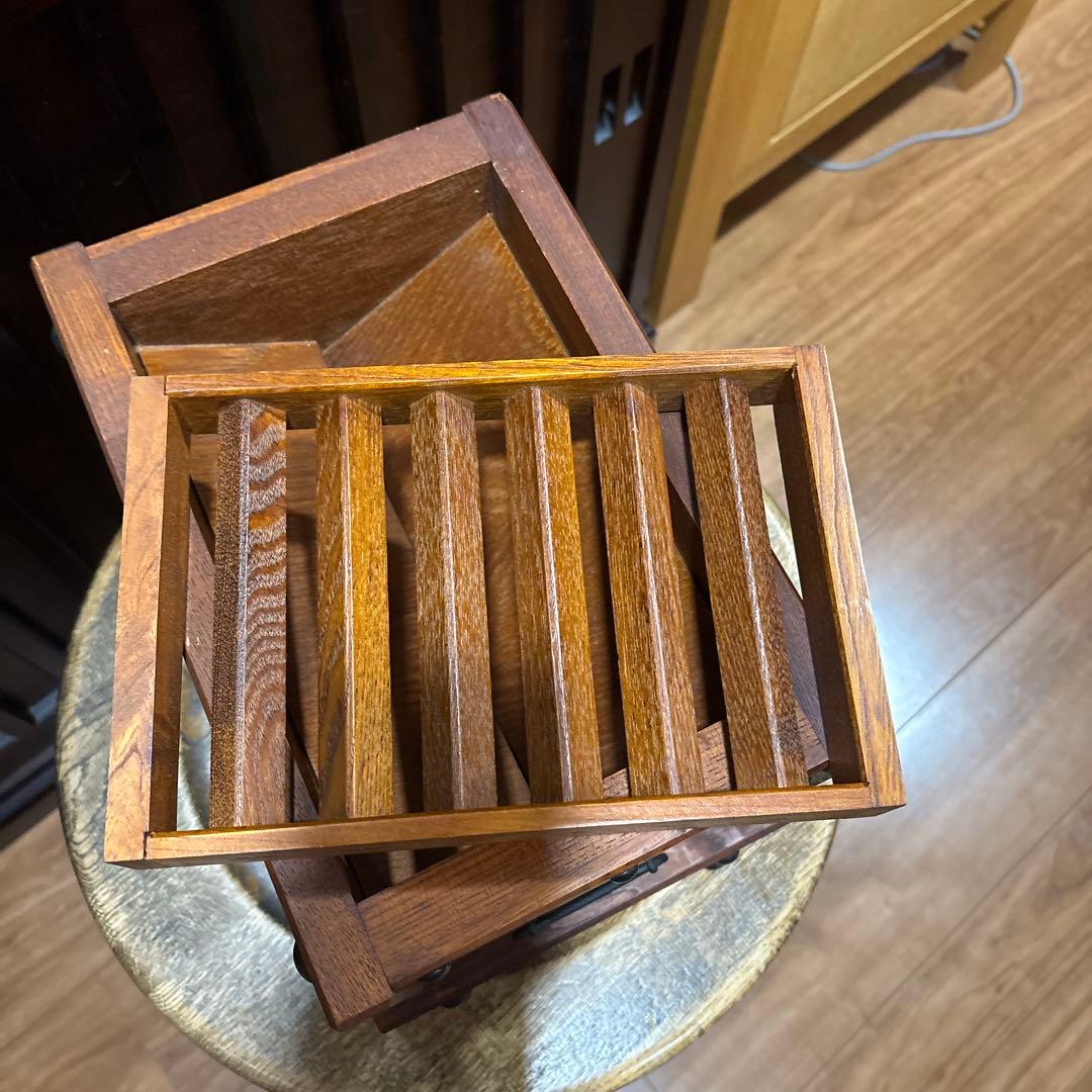 レトロ　賽銭箱　貯金箱　木製