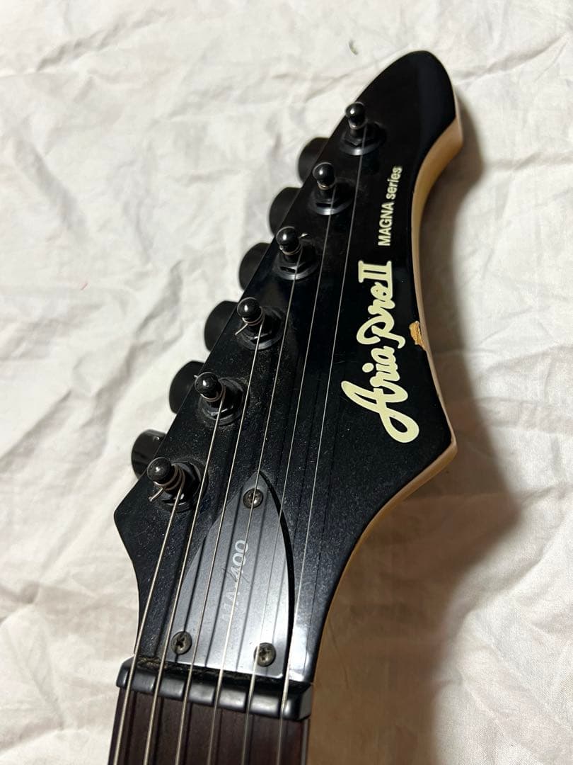 エレキギター　aria pro II selder エフェクター　ZOOM